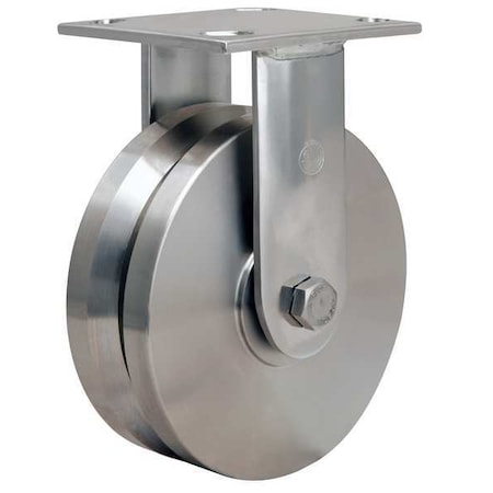 Hamilton Rigid Caster, SS, 6 in., 800 lb. R-STA-6SVB
