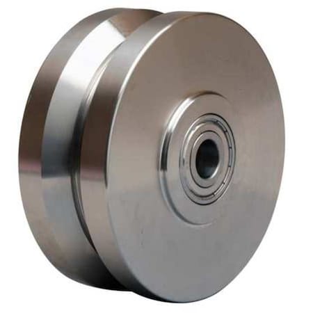 Zoro Select Caster Wheel, Steel, 5", 950 lb. W-520-SVB-1/2