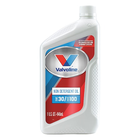 Valvoline Valvoline Motor Oil, SAE 30, Conventional, 1 Qt., Bottle 822382