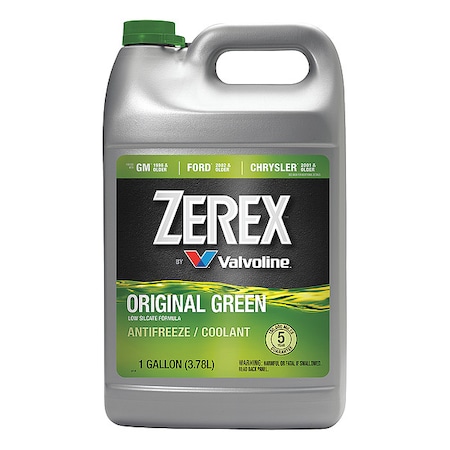 Zerex Antifreeze Coolant, 1 gal., Concentrate ZX001