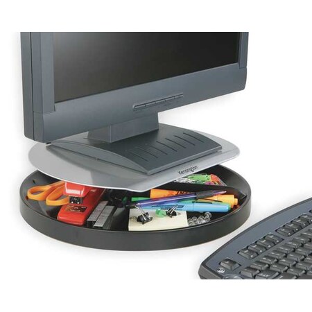Kensington Plastic Spin Monitor Stand, Adjustable Height K60049USAF