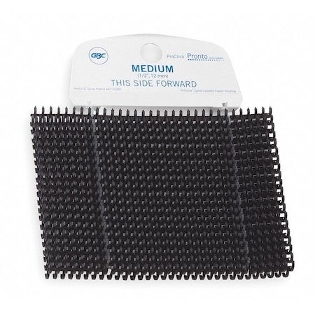 Gbc Binding Spines, Small, Black, PK100 2515700G