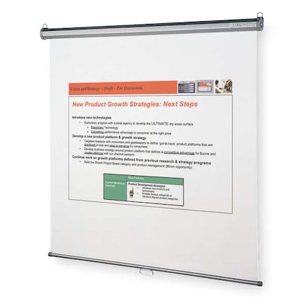 Quartet Projection Screen, 84 x 84 In Viewable 684S