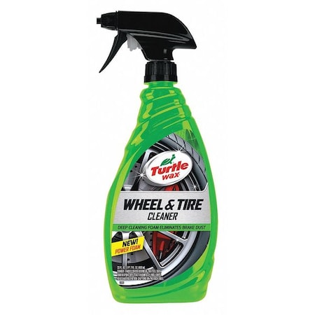 Turtle Wax Wheel Cleaner, Tire, Wheel and Rim Cleaners, 23 fl oz, Butyl-Free T18