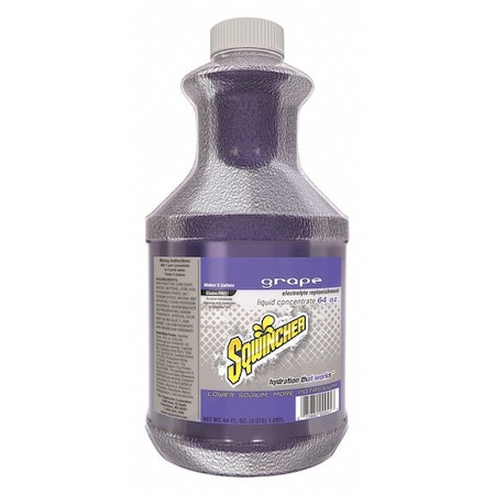 Sqwincher Sports Drink Liquid Concentrate 64 oz., Grape 159030322