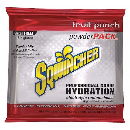 Sqwincher Sports Drink Mix Powder 23.83 oz., Fruit Punch 159016042