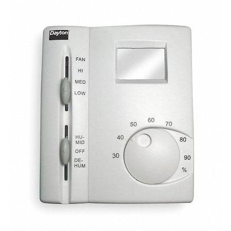 Dayton Humidifier/Dehumidifier Controller, 120V 1UHE2