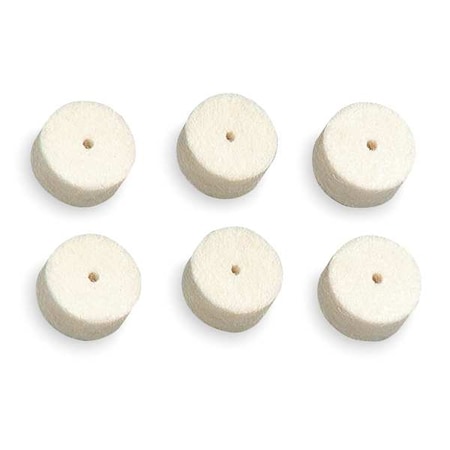 Dremel Felt Polishing Disc, PK6 414