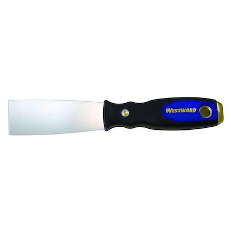 Westward Putty Knife, Stiff, 1-1/2", Carbon Steel 1UKE9