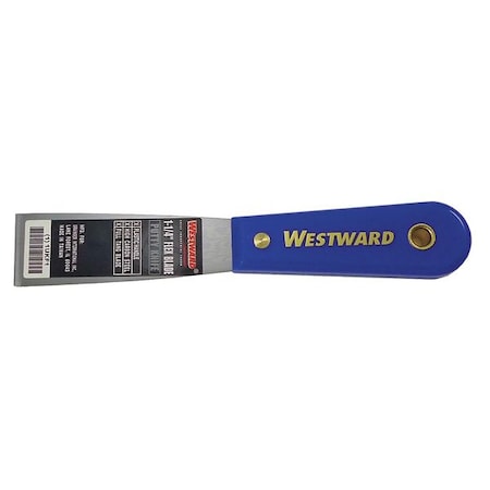 Westward Putty Knife, Flexible, 1-1/4", Carbon Steel 1UKF1
