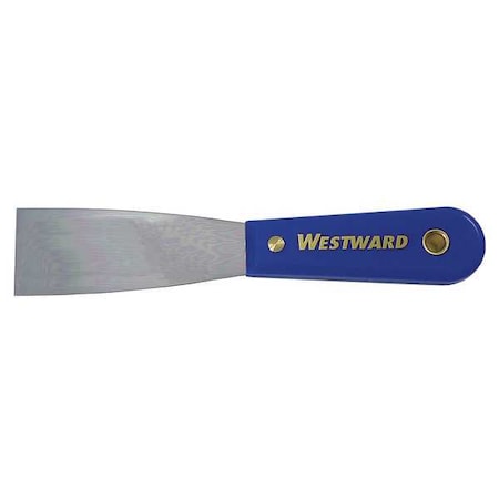 Westward Putty Knife, Stiff, 1-1/2", Carbon Steel 1UKF4