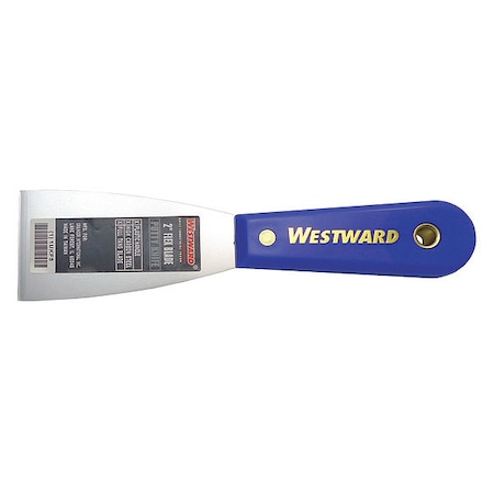 Westward Putty Knife, Flexible, 2", Carbon Steel 1UKF5