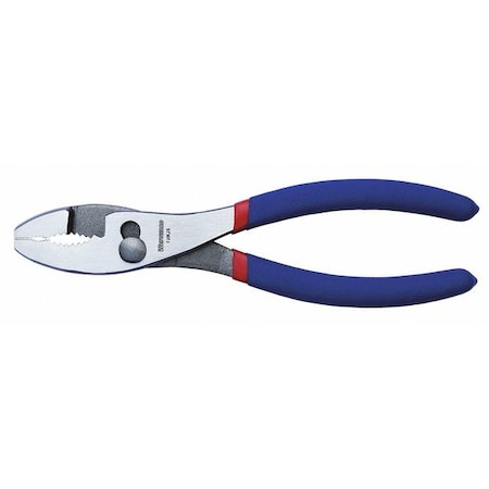 Westward Slip Joint Pliers, 8 1/4 In L 1UKJ5