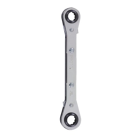 Proto Ratcheting Box Wrench, Double Box End J1193LO