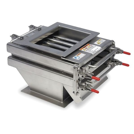 Eriez Grate In Housing, Rare Earth, 10 x12 1/2 133828P