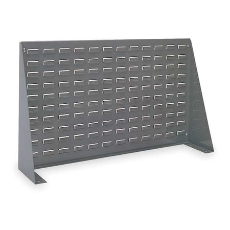 AKRO-MILS Steel Louvered Bench Rack, 36 in W x 8 in D x 20 in H, Gray 98636