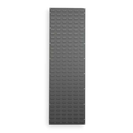 Akro-Mils Steel Louvered Panel, 5/16 in D x 61 in H x 18 in W, Gray 30118