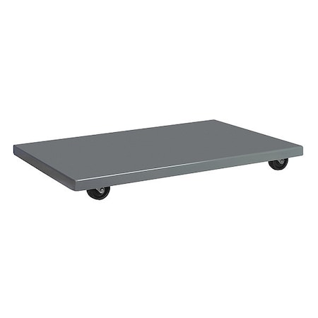 Akro-Mils Gray 16 Gauge Steel Dolly for Louvered Floor Rack LVDMOBILE