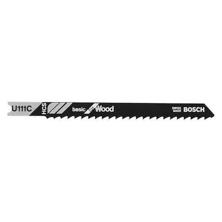 Bosch Jigsaw Blade, U-Shank, 3-5/8 In. L, PK5 U111C