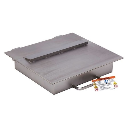 Eriez Magnetic Plate, Rare Earth, L7 x 15 1/2In 129914P