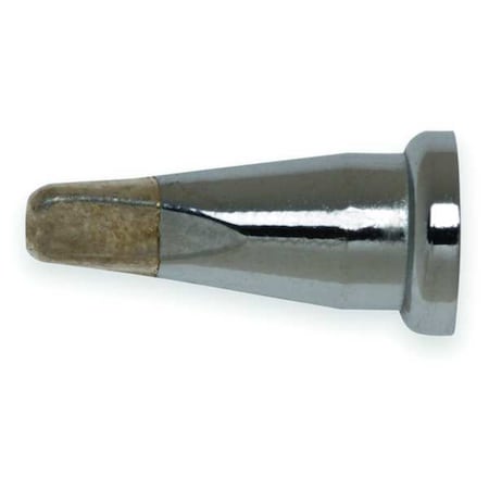 Weller Soldering Tip, Chisel, 0.43 in, For Use With WD1002, WSP80 T0054440599