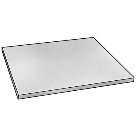 ZORO SELECT Clear Extruded Acrylic Extruded Acrylic Plastic Sheets & Bars 12" L x 12" W x 3/32" Thick BULK-PS-ACR-4