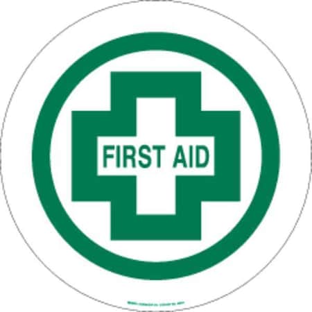Brady First Aid, x , Circle, Vinyl, 49063 49063