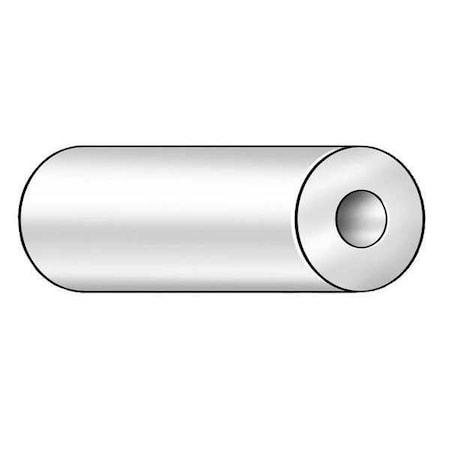 Zoro Select Tube Stock, UHMW-PE, 1/2 in., 1-1/2 in. 1UWX7