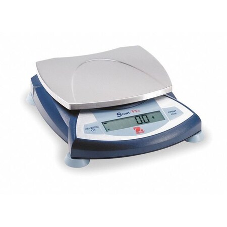 Ohaus Digital Balance, SS Platform, 6000g Cap. SP6001