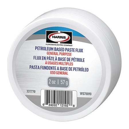 Harris Lead Free Flux, 2 Oz, For Solder Prep 331770