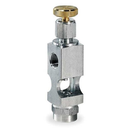 Ldi Industries Needle Valve, Cross, 2 15/16, 1/8 in  N401-01
