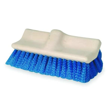 Tough Guy 10"L, 2" Blue Trim Scrub Brush, Replacement Brush Head 1VAD4