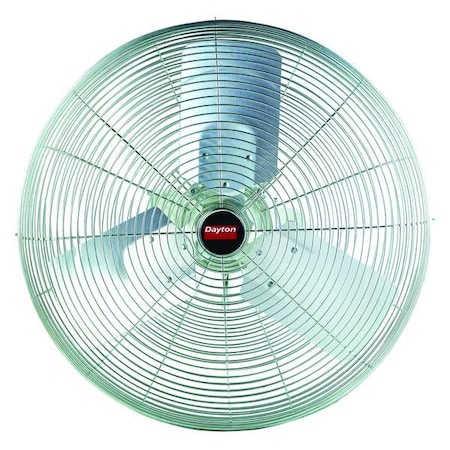Dayton Washdown Industrial Washdown Fan, Wall Mount, 30 in Blade Dia, 115/230V, 10,050 cfm 1VCG2