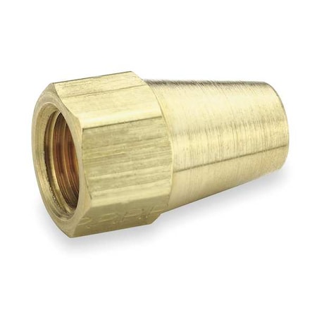 Parker Flared Fitting Nut, Brass, 3/8 in, PK10 41FL-6