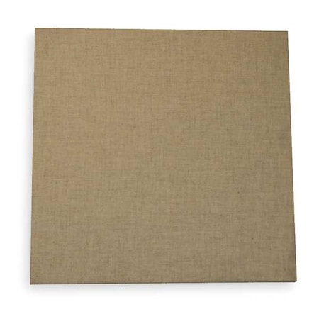 Sound Seal Acoustic Panel, 0.75 NRC, Fabric Faced Fiberglass, 24 in W, 24 in L, 1 in Thick, Neutral FWP22N