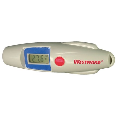 Westward Infrared Thermometer, Single Dot Laser Sighting Fixed 0.95, -28 Degrees  to 230 Degrees F, LCD 1VER1