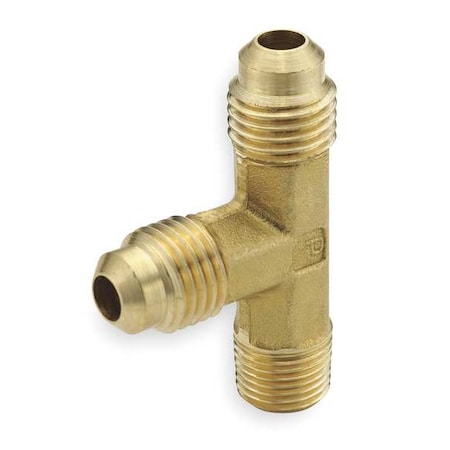 PARKER Male Run Tee, 45 deg., Brass, Flare, 1/2 In. 151F-8-8