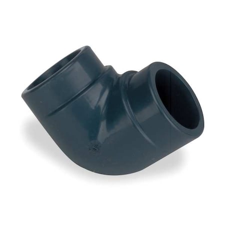 Zoro Select PVC Elbow, 90 Degrees, FNPT x FNPT, 2-1/2 in Pipe Size 808-025