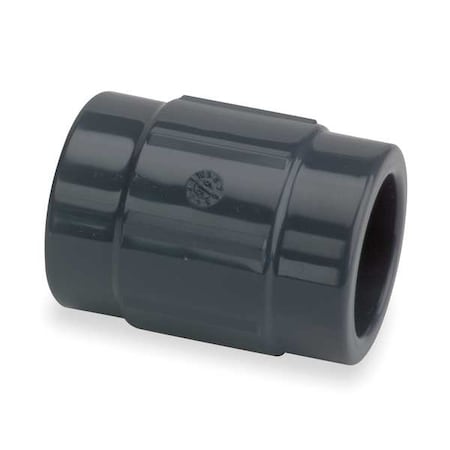 Zoro Select PVC Coupling, FNPT x FNPT, 4 in Pipe Size 830-040
