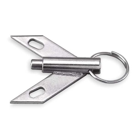 Hamilton Caster Swivel Lock, Plate, 1/2 in. 4SL-SEC