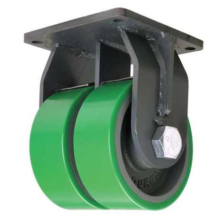 Hamilton Dual Whl Cstr, Polyurethane, 8in., 5000 lb. R-MDD-83DT