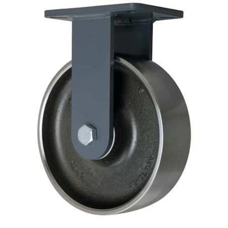 Hamilton Plte Caster, Rgd, Forgd Stel, 10 in, 6000 lb R-SEC-13FSB