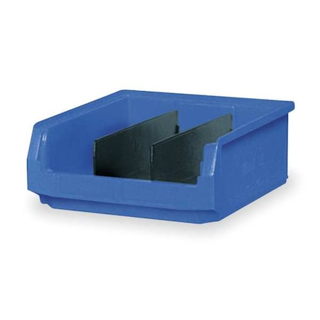 Quantum Storage Systems Storage Bin, Polyethylene, Blue, 5 7/8 in H, 12 3/8 in W, 19 3/4 in L QMS531BL
