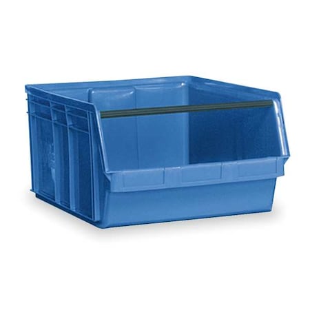 Quantum Storage Systems Storage Bin, Polyethylene, Blue, 11 7/8 in H, 18 3/8 in W, 29 in L QMS743BL