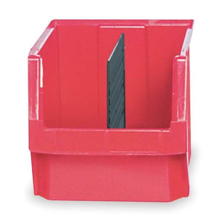 Quantum Storage Systems Storage Bin, Polyethylene, Red, 11 7/8 in H, 12 3/8 in W, 19 3/4 in L QMS533RD
