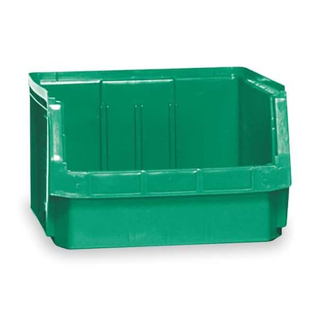 Quantum Storage Systems Storage Bin, Polyethylene, Green, 11 7/8 in H, 18 3/8 in W, 19 3/4 in L QMS543GN