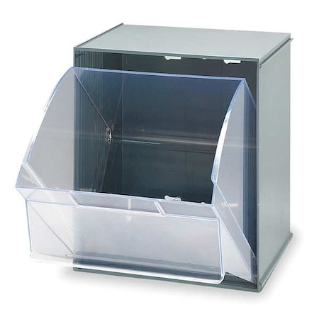 Quantum Storage Systems Plastic Tip-Out Bin Gray QTB301GY
