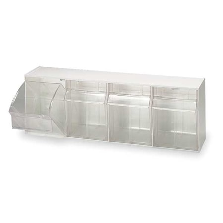 Quantum Storage Systems Plastic Tip-Out Bin Ivory QTB304IV