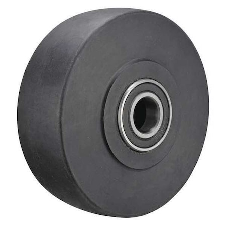 ZORO SELECT Caster Wheel, Polymer, 4 in., 3000 lb. P-NMB-040X020/050K