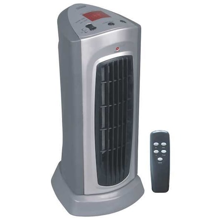 DAYTON Portable Electric Heater, 1500/900, 120V AC, 1 Phase, Oscillating 1VNX8